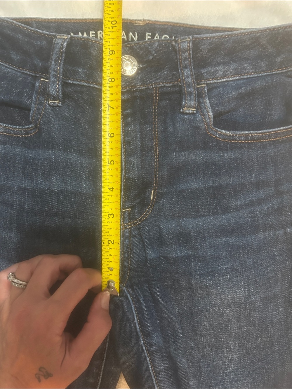 American Eagle Women's Jeans High Rise Jegging - Size 4 - Picture 6 of 10